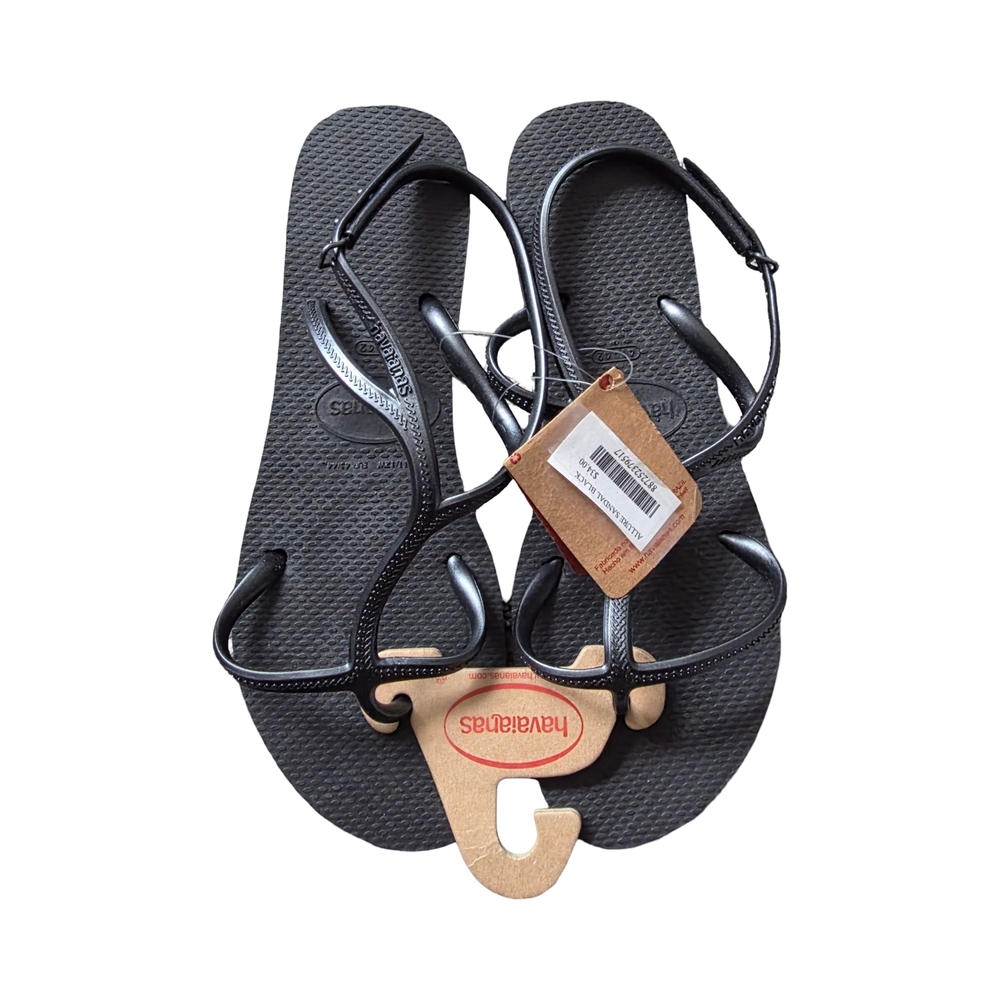 Havaianas Black Strappy Women's Sandals